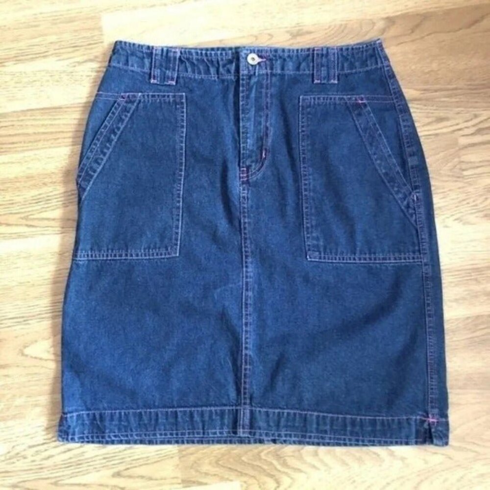Of Jeans sz 11 Dark Wash Denim Skirt